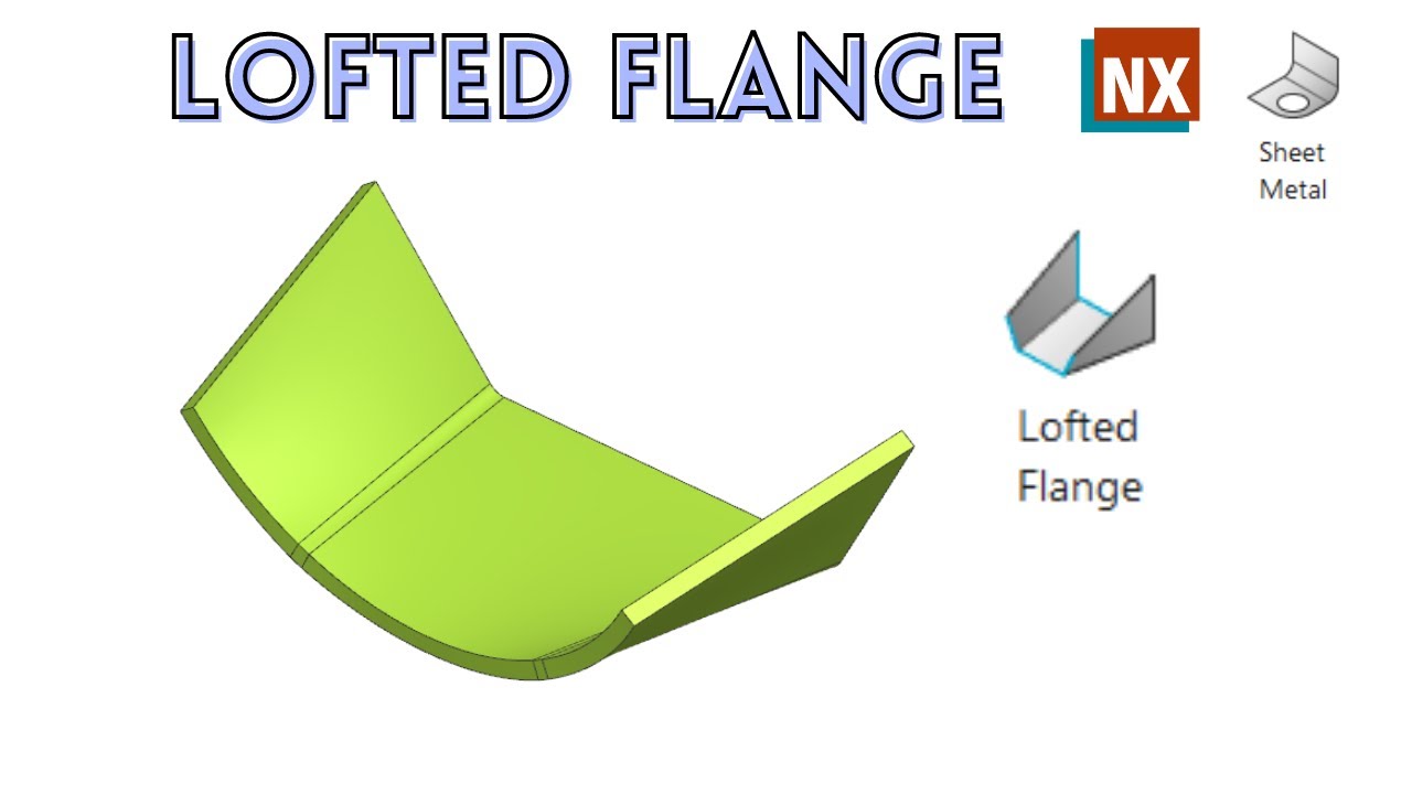 Lofted Flange | How to use Tube in NX | NX CAD |