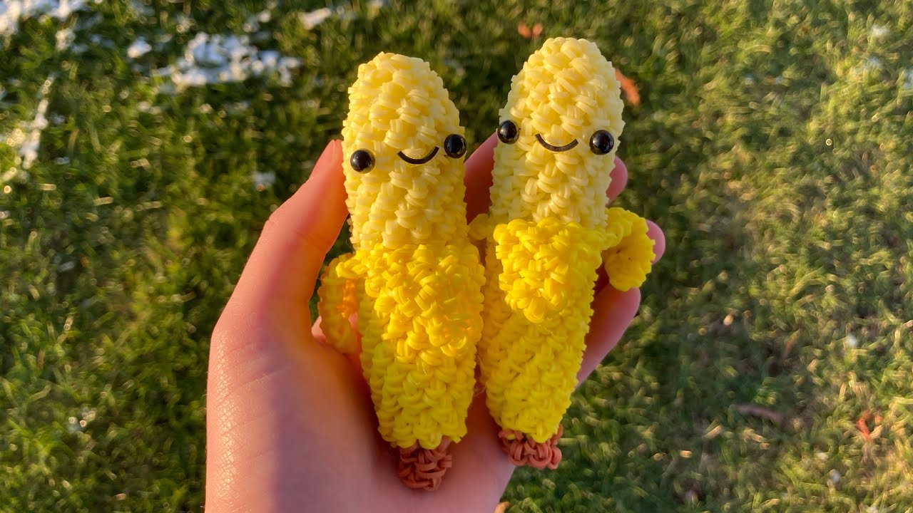 Loomigurumi Banana Tutorial~Rainbow Loom