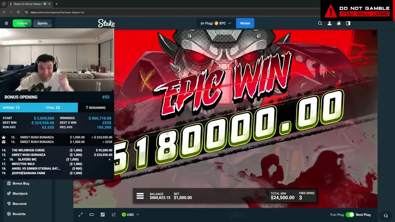 $5.2M Win on Slayers Inc 7-10-25