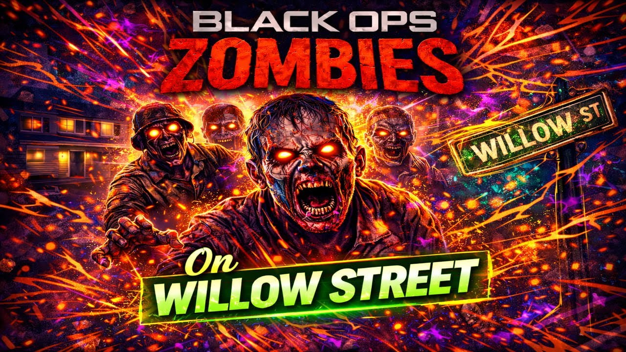 Black Ops Zombies on Willow Street (Phasmophobia Map)