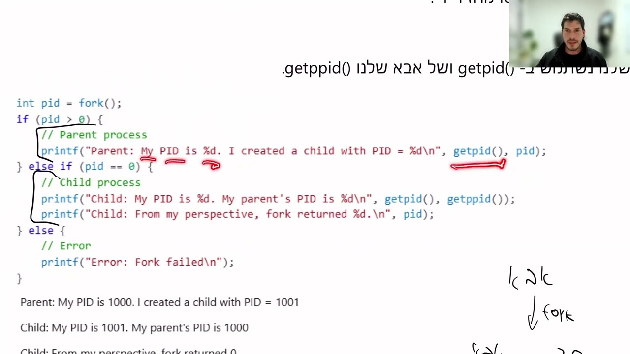 תהליכים בXV6