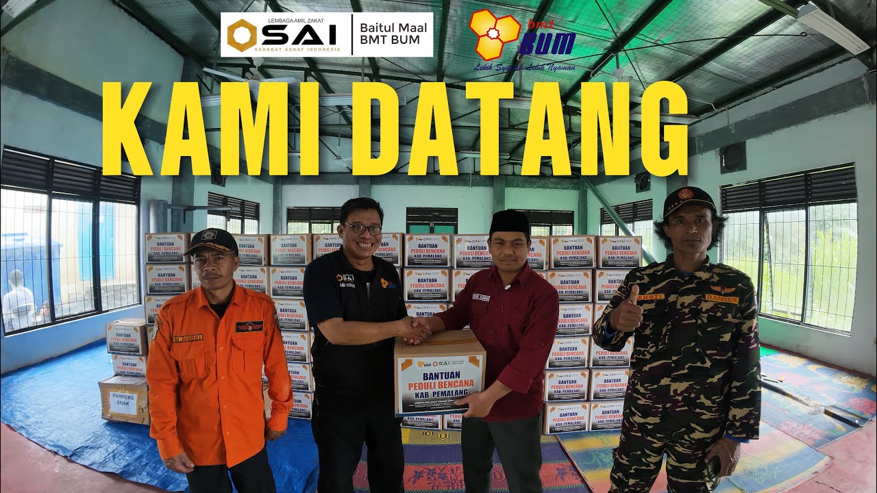 FAKTA DI LAPANGAN! Penyaluran Bantuan Korban Banjir Bandang Pemalang