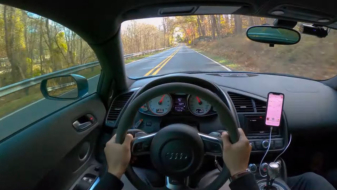 POV Drive: 8700 rpm in a 2012 Audi R8 GT