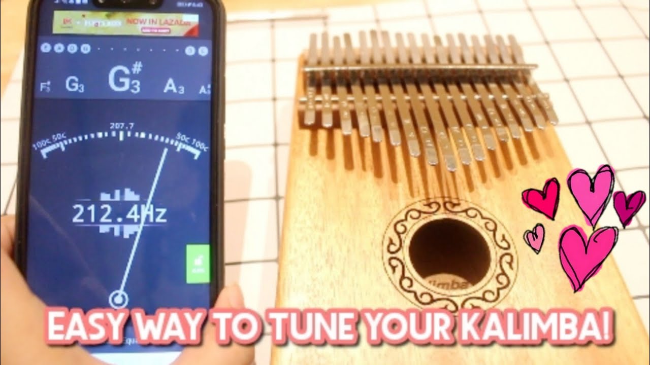 Easy way to TUNE your KALIMBA! (Tagalog)