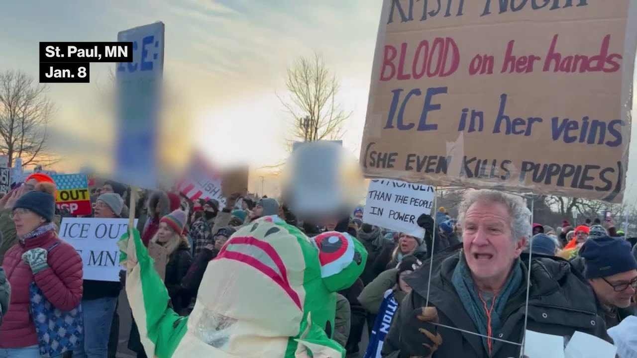 Thousands March to Shooting Site in Minneapolis, Protesting ICE