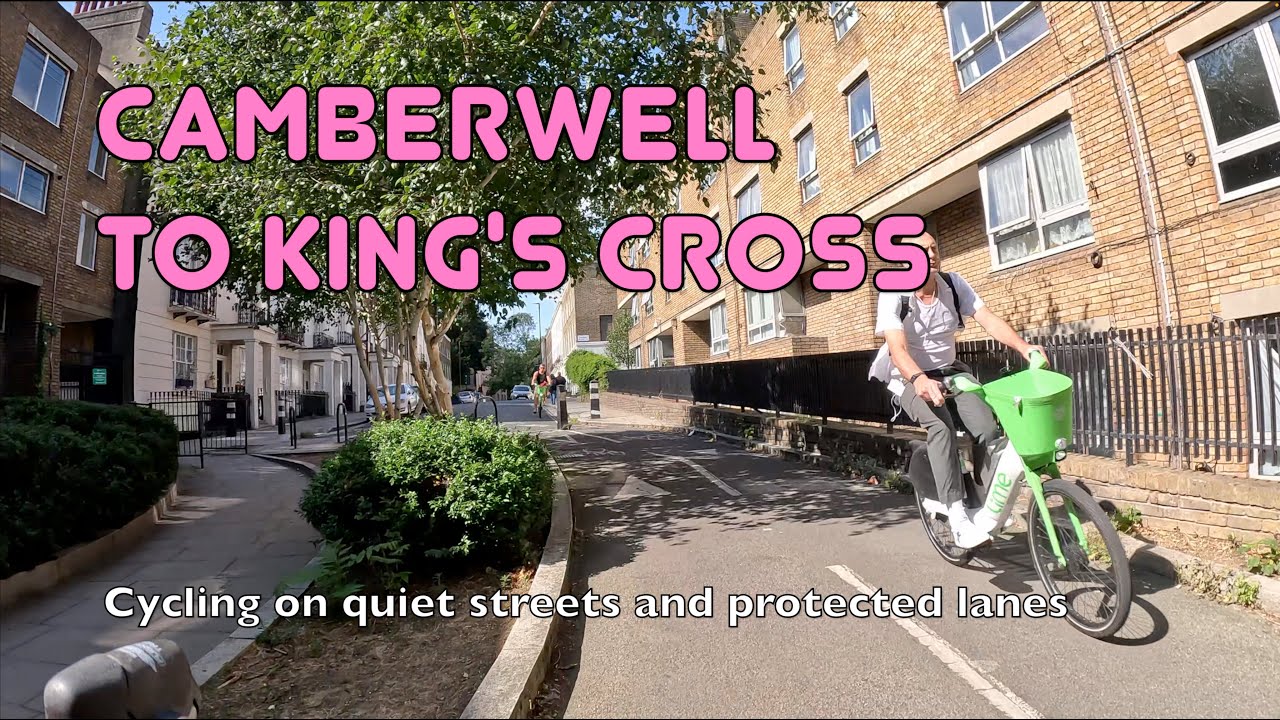 🚲 A fantastic traffic-free way to cycle from Camberwell to King's Cross