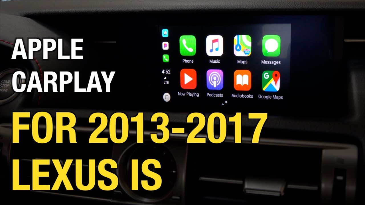 2013-2016 LEXUS IS | Wired Apple CarPlay Android Auto | Install / Demo