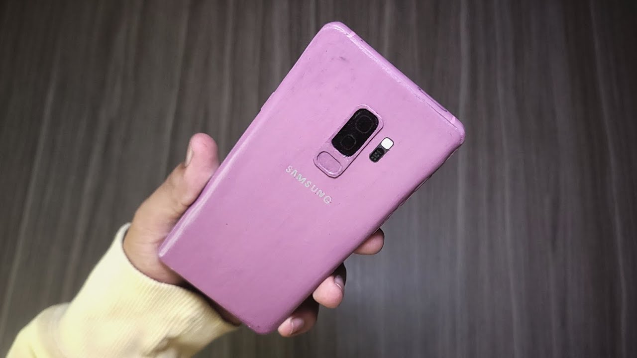 How to make Samsung Galaxy S9+ (of cardboard) - Tutorial