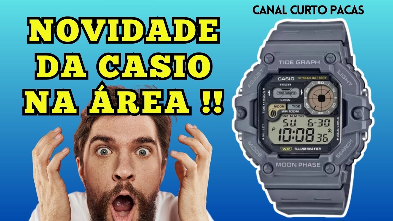 🔥 O RELÓGIO CASIO WS-1700H É UM MONSTRO! 💪