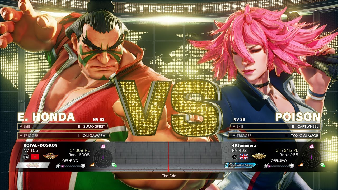 SFV Champion Edition 🔥 ROYAL-DOSKOY (E. HONDA) Vs 4KJammerz (POISON) 🔥 Online Match's 05-28-2023