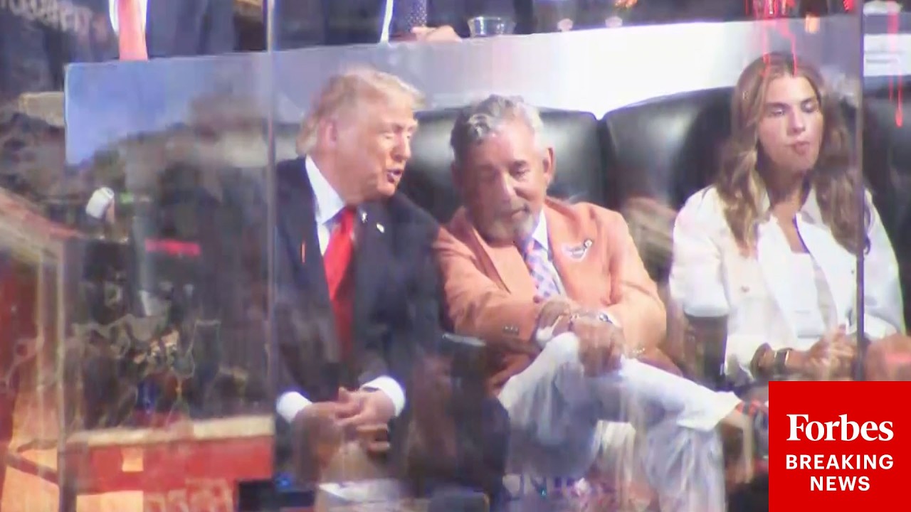 WATCH LIVE: President Trump Attends NBA Finals Game At NYC's Madison Square Garden