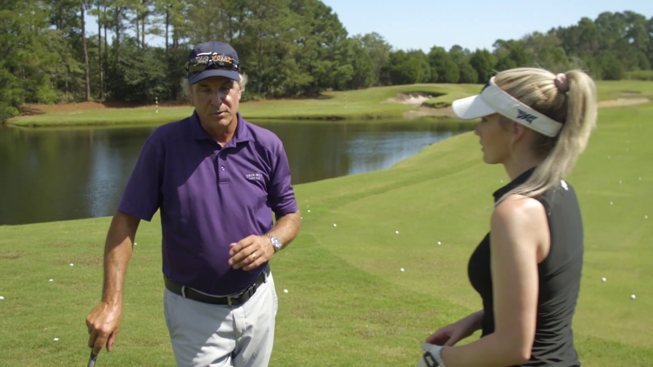 Paige Spiranac Gets a Tip from Steve Dresser Golf Academy