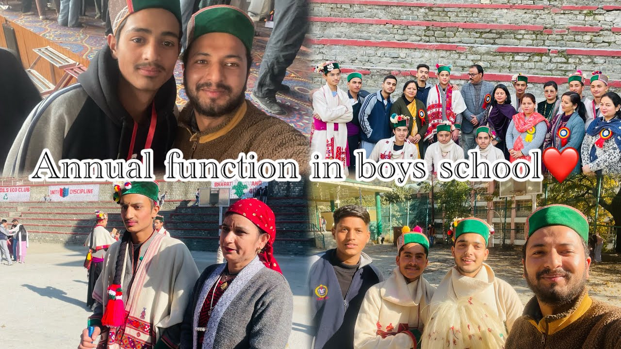 Boys school Rampur bushahr || Annual function पहुँच गये कुछ students के shoot के लिए।। #function