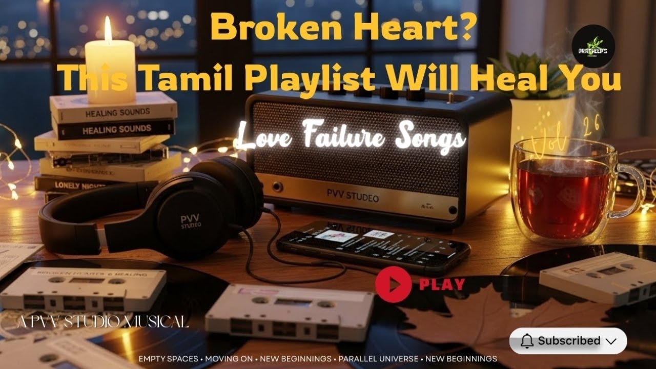 Broken Heart? This Tamil Playlist Will Heal You 💔 | Love Failure Songs