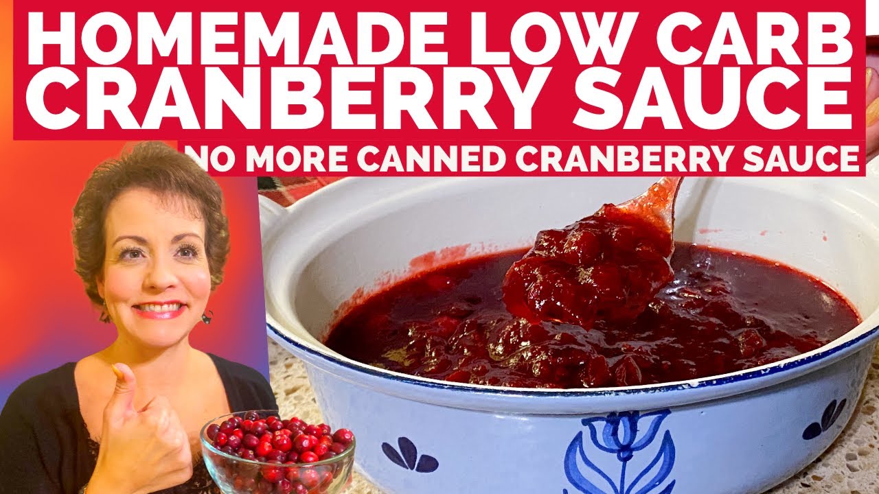 Homemade Low Carb Cranberry Sauce: Keto Quick Cooking