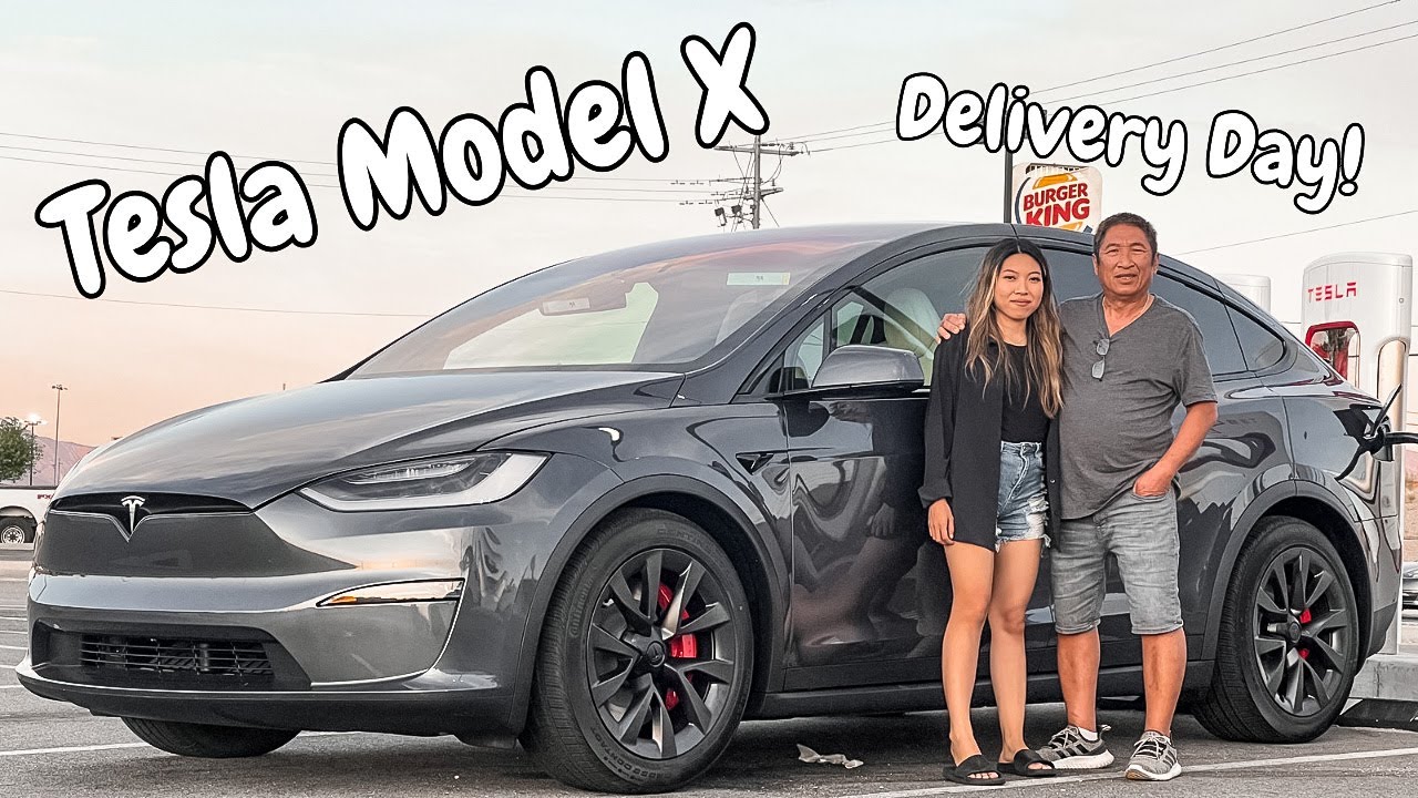 2023 TESLA MODEL X DELIVERY DAY | VLOG (scratched before we even drove it home)