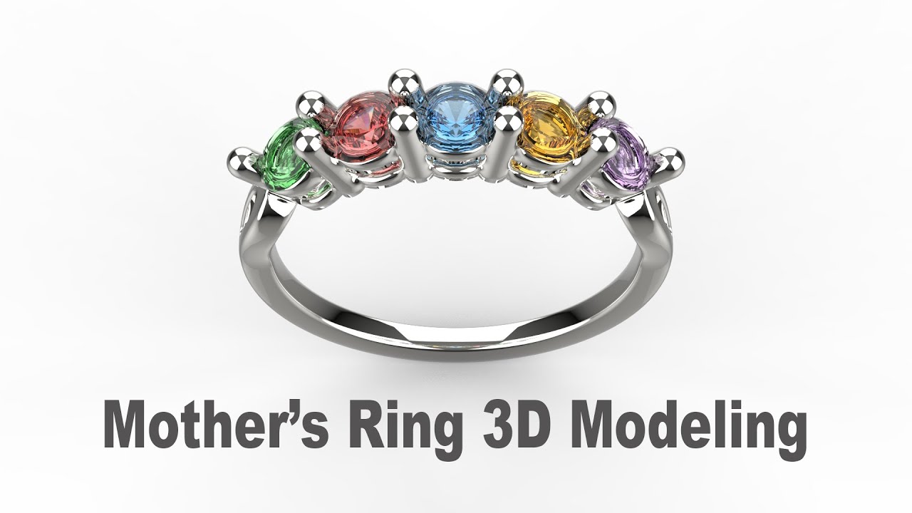 Учебное пособие по 3D-моделированию кольца матери — проектирование ювелирных изделий в САПР Rhino...