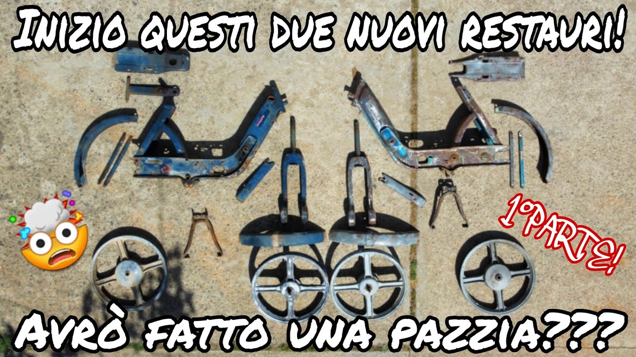 Restauro quasi impossibile di due Piaggio Ciao contemporaneamente | Do inizio ad una pazzia?! EP. 1🤯