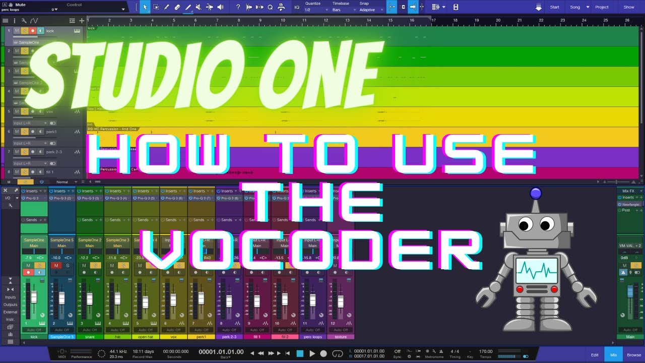 Учебное пособие по вокодеру Studio One