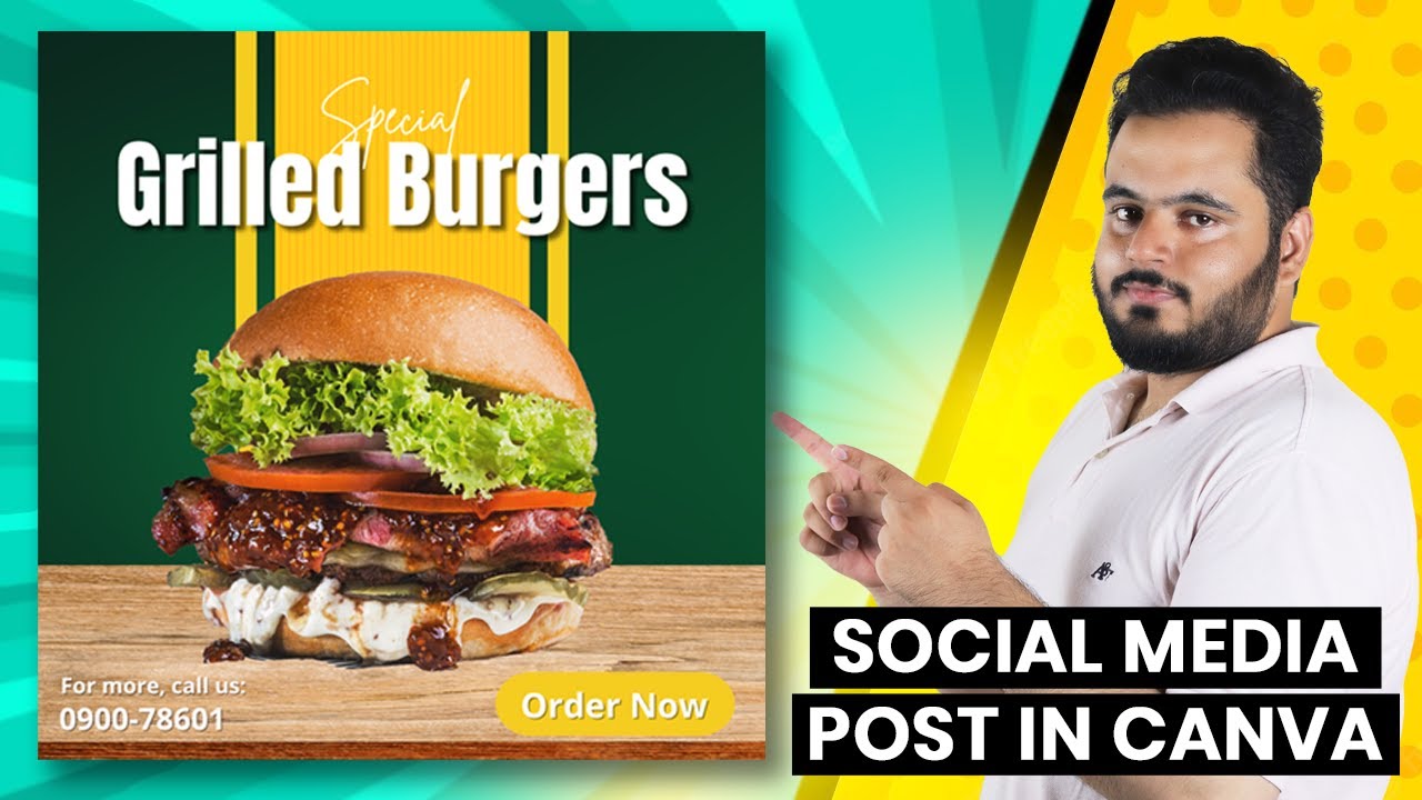 Social Media Post Design Tutorial in Canva [Urdu/Hindi]