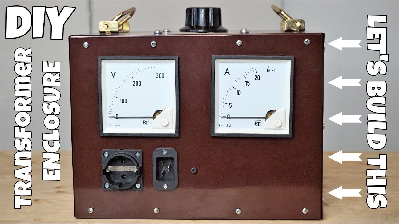 DIY Electric Variac Tranformer Enclosure Box // How To Make an Enclosure Box