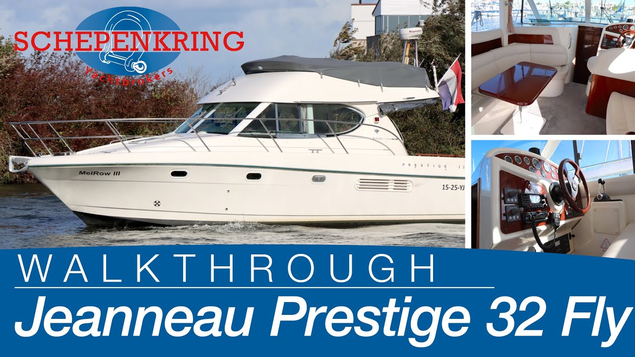 Jeanneau Prestige 32 Fly for sale | Yacht Walkthrough | @ Schepenkring Lelystad | 4K