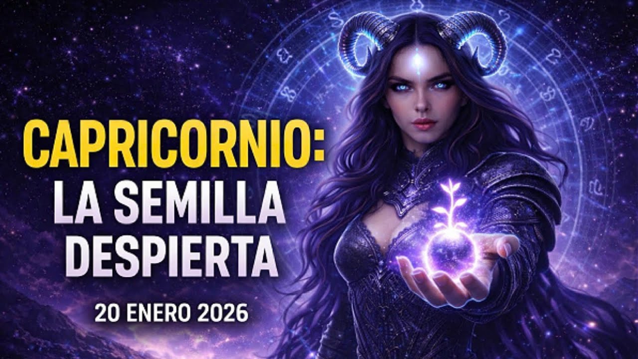 CAPRICORNIO – 20 DE ENERO DE 2026 LA SEMILLA QUE NADIE VE, YA ESTÁ GERMINANDO…