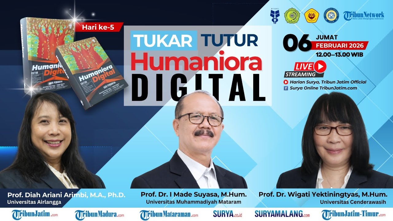 🔴TUKAR TUTUR Humaniora Digital - hari lima