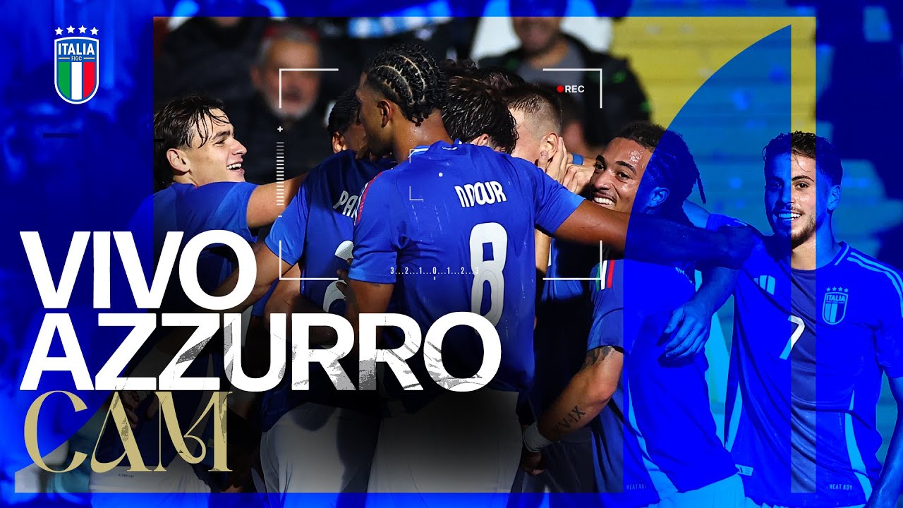 Italia-Svezia 4-0: il match visto dalla Vivo Azzurro Cam | Under 21