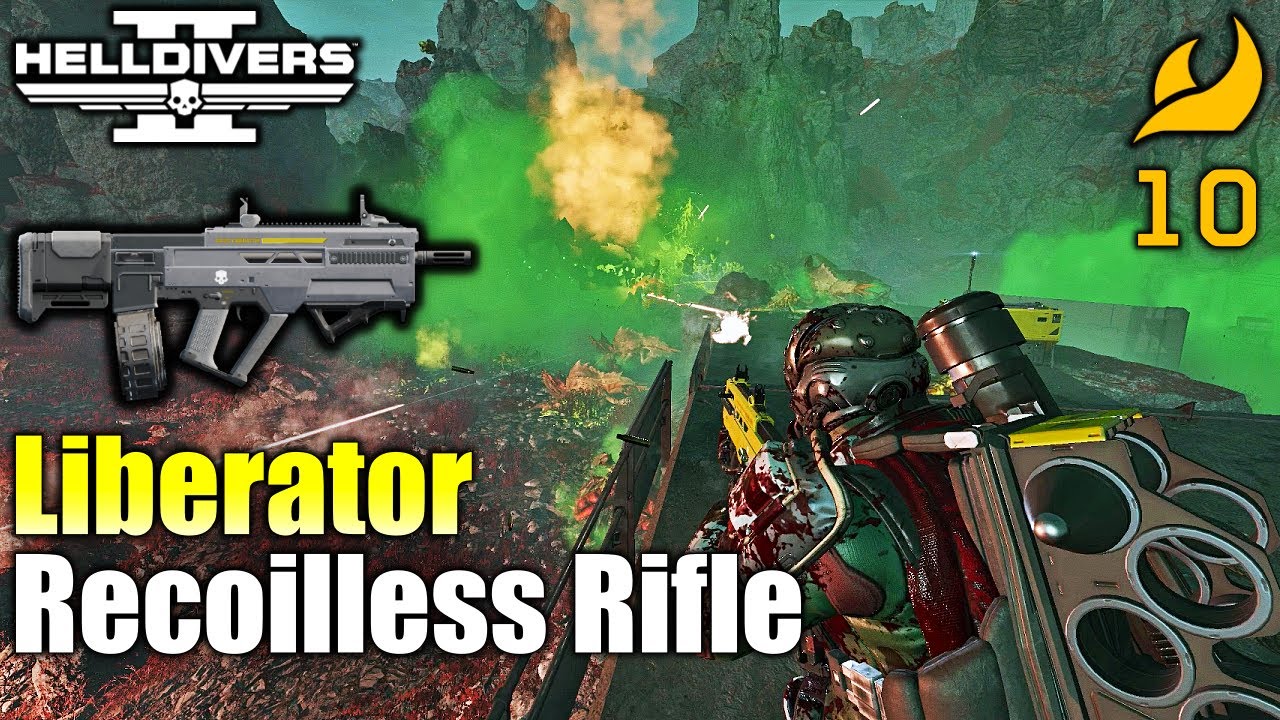 Helldivers 2 | Liberator & Recoilless Rifle. (No commentary Gameplay)