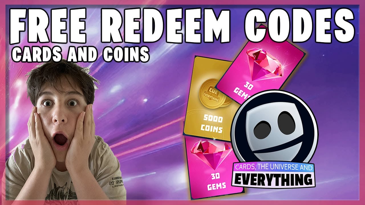 FREE REDEEM CODES, COINS AND GEMS! (Updated) Cards Universe and Everything (CUE)