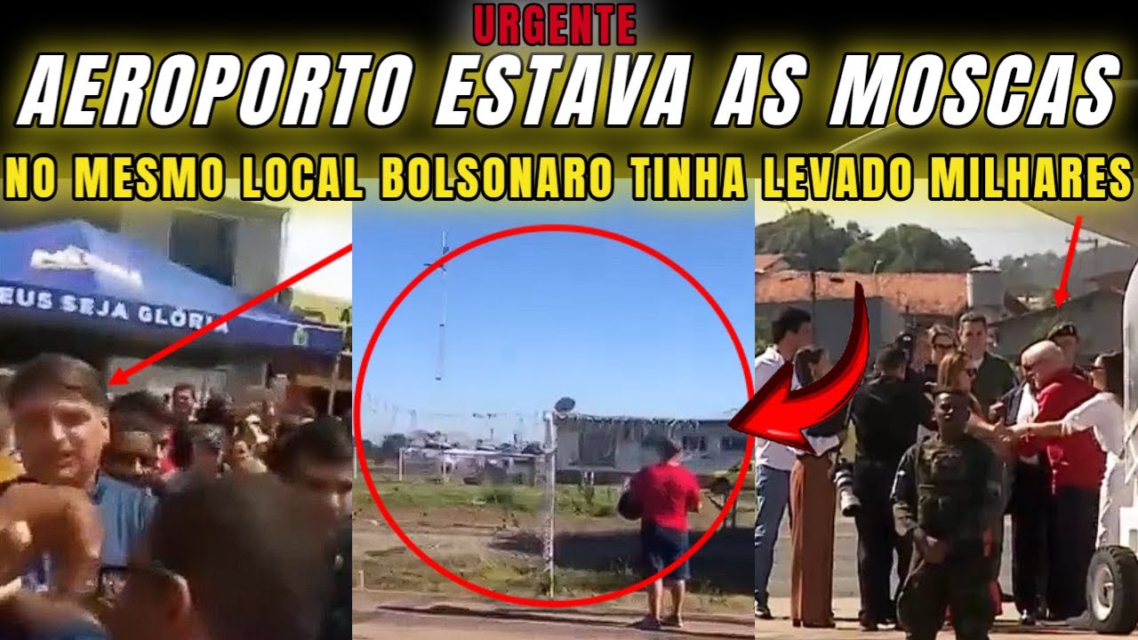 URGENTE PODE RIR! AEROPORTO NO MARANH&Atilde;O VIRA PESADELO PRA LULA! &ldquo;FRACASSO&rdquo; BOLSONARO J&Aacute; DOMINOU TUDO