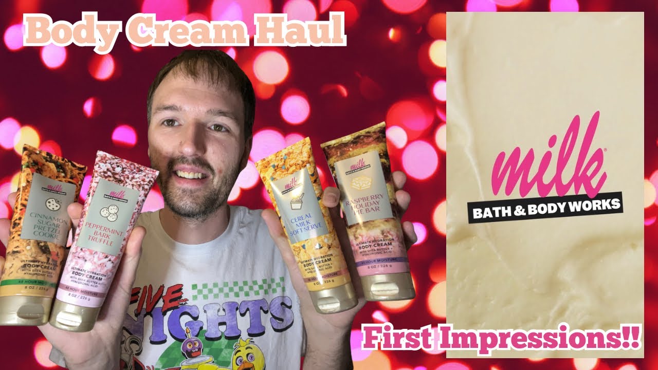 Первые впечатления от крема для тела! Bath & Body Works X Milk Bar Haul