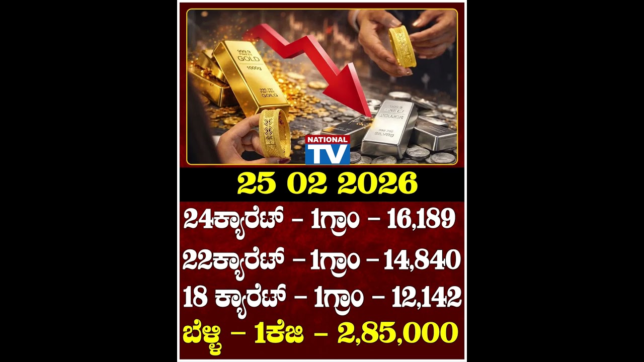 25 02 2026 | GOLD RATE TODAY