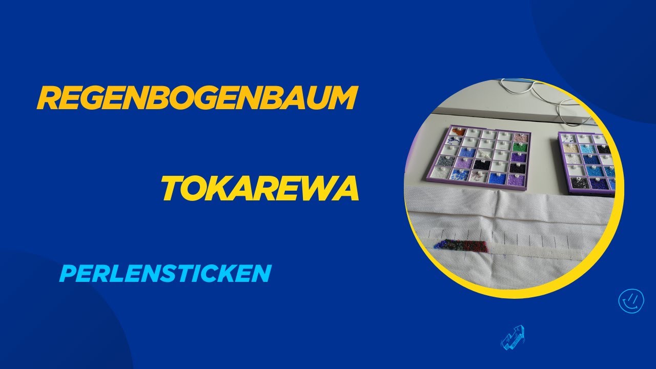 Perlensticken- Regenbogenbaum# Tokarewa # 3x Seitenfinish