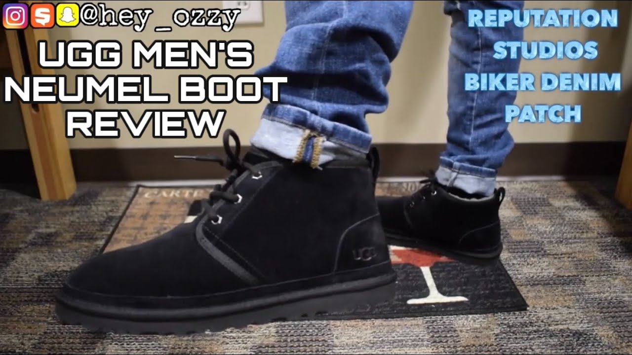 UGG Neumel Boots Black Review + On Feet Review (Men&rsquo;s UGG Boots Review)
