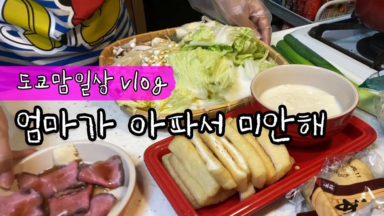일본 일상 브이로그 | 횬짱 인생 첫 구급차 🚑 병상 브이로그라고 쓰고 먹방이라 읽는다 ★ 야끼니꾸 일본라멘 딸기모찌 카레여왕 | 시부야 데이트 | 아라마짱의 줌(Z00M) 수업