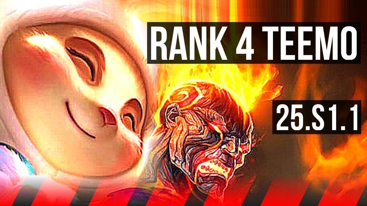 TEEMO vs BRAND (TOP) | Rank 4 Teemo, 9/1/8 | NA Grandmaster | 25.S1.1
