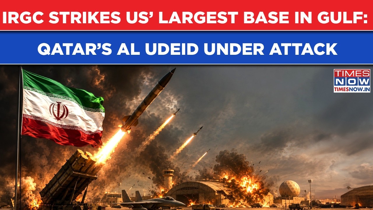 Qatar Under Attack As Iran IRGC Launches Massive Strike On US&rsquo; Biggest Gulf Base| Al Udeid Hit
