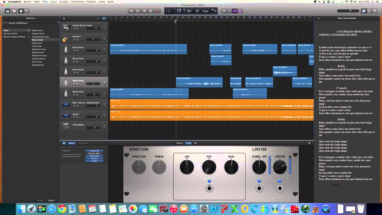 Garage Band - Dicas para gravação do vocal