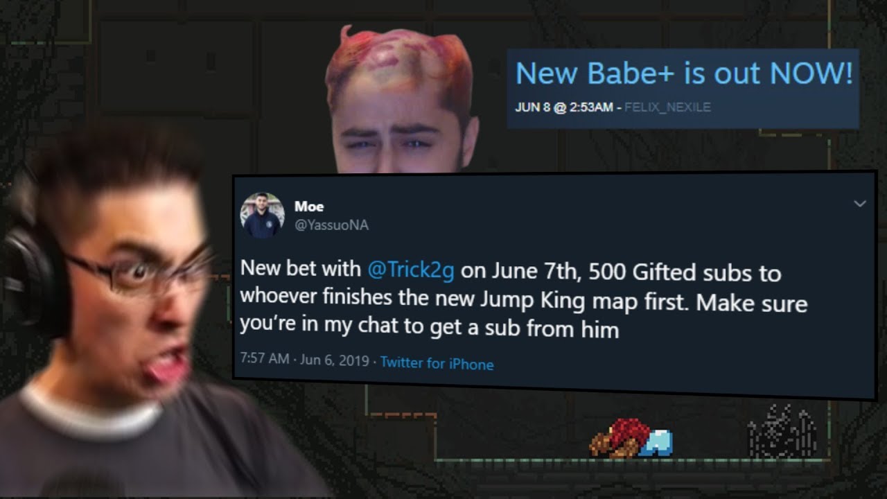 Новая карта Jump King, ставка 2500 долларов против Мо - Trick2G