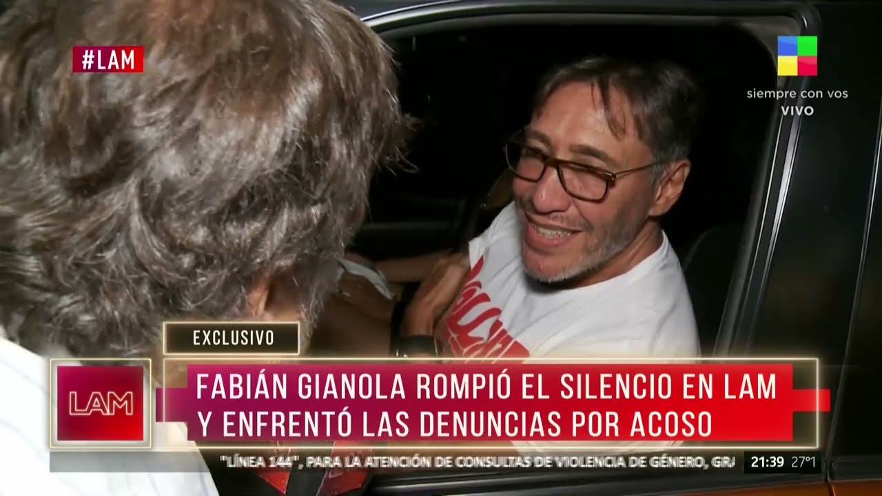Fabián Gianola rompió el silencio y enfrentó las denuncias por acoso