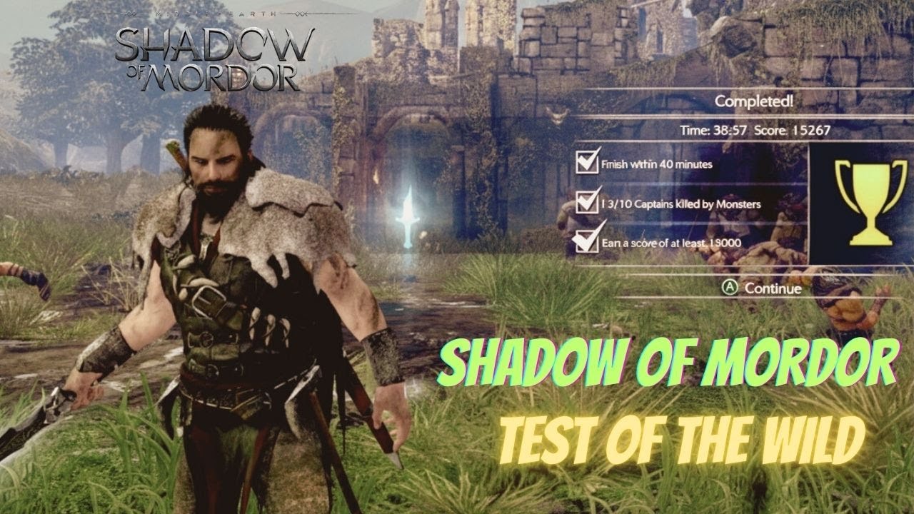 Middle-earth: Shadow of Mordor - Test of the Wild | Hunt is my Mistress Achievement (38:57 - Gold)