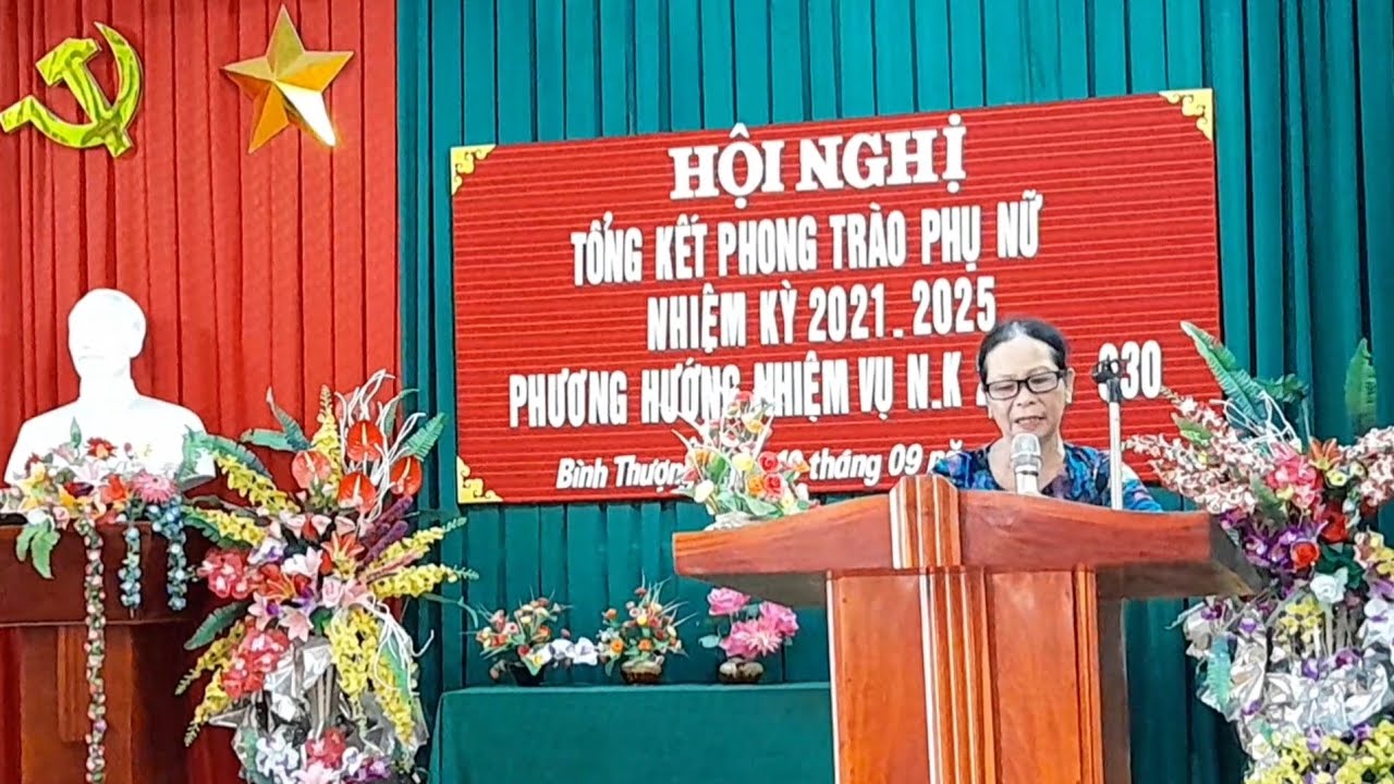 Hội Nghị Tổng kết phong trào Phụ nữ Nhiệm kỳ 2021 - 2025 Chi hội Bình thượng X Phong Doanh