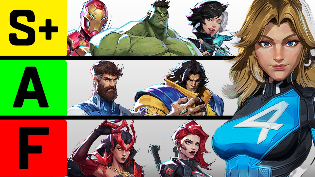 Marvel Rivals Tier List For Season 1 - BEST And WORST Characters Explained