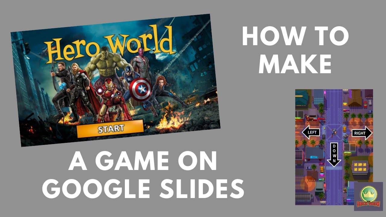 How To Make a Game on Google Slides 01 - Movement