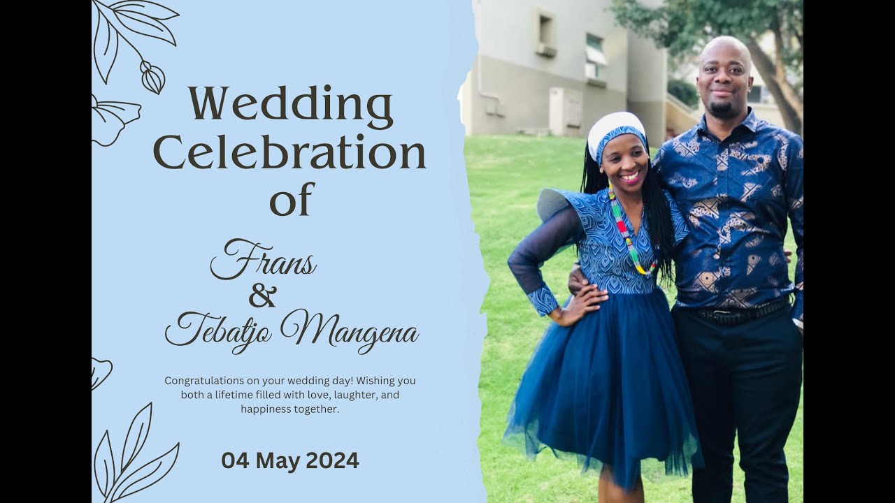 Frans + Tebatso Day 1 Wedding Live Stream Video