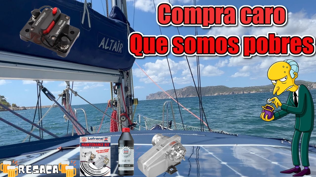 Compra caro que somos pobres. Como reparar un molinete de ancla por sólo 1700€ 👋🏻💶😞