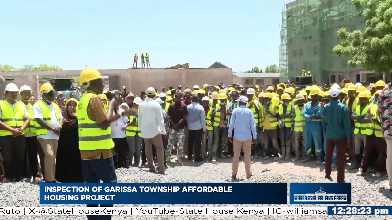 Inspection of Garissa Township Affordable Housing Project