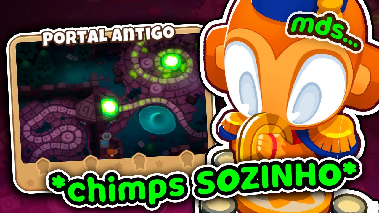 Passei CHIMPS SOZINHO desse mapa avançado no bloons 💪😬
